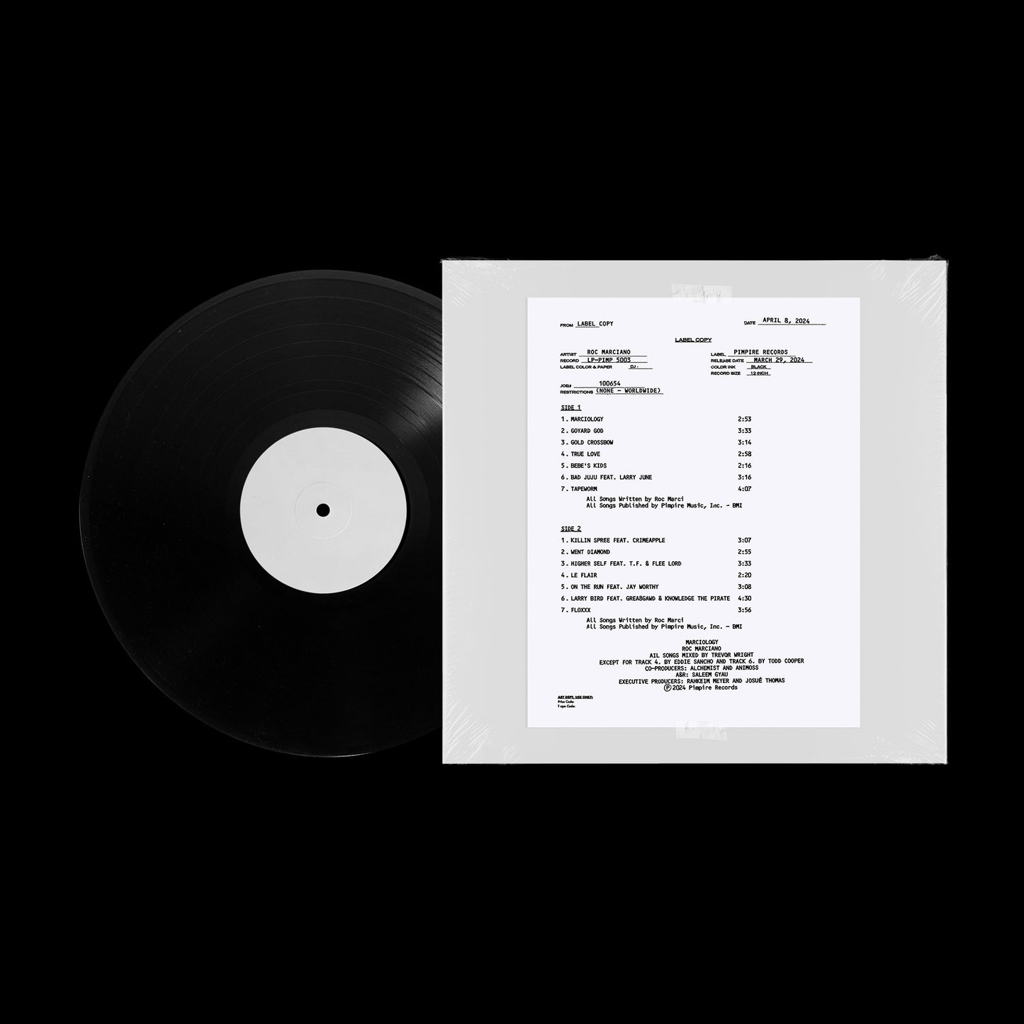 Marciology (Test Pressing LP)