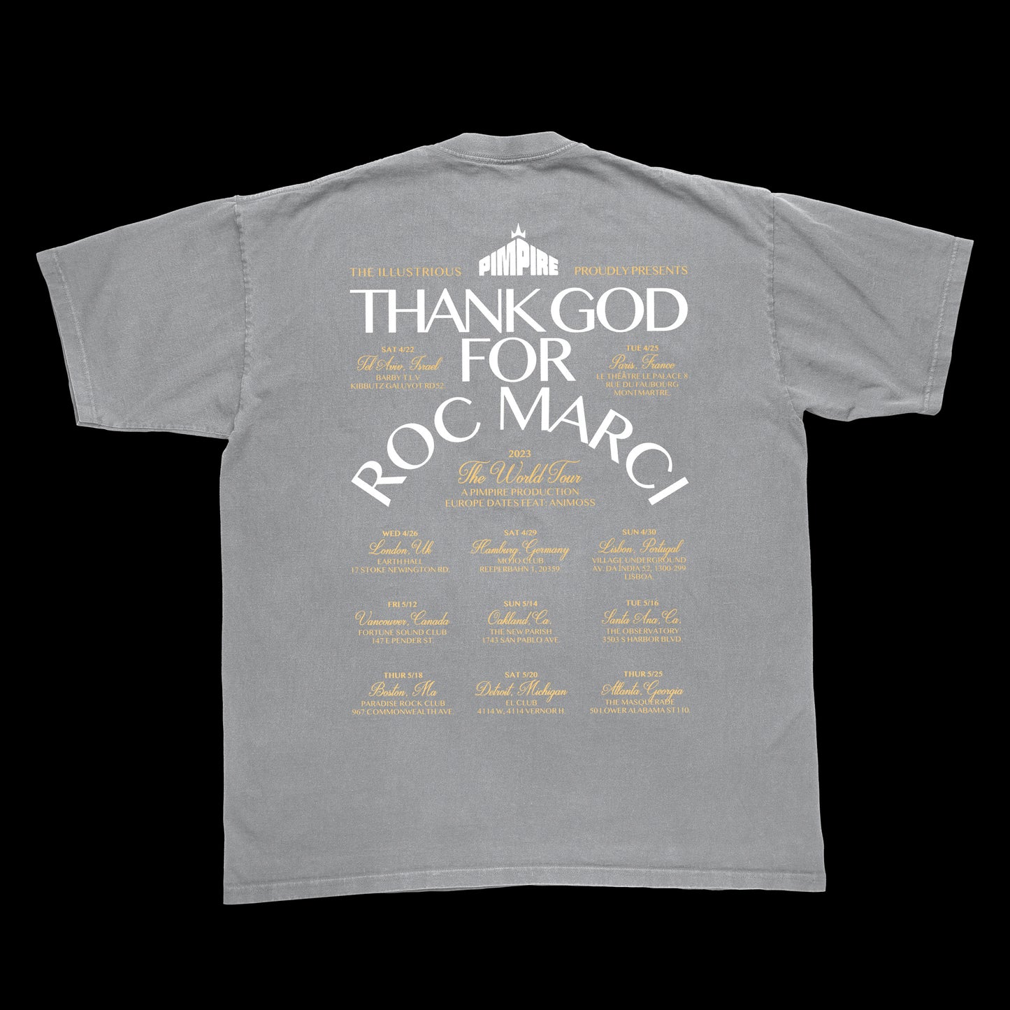 Thank God For Roc Marci Tour (Sage T-Shirt)