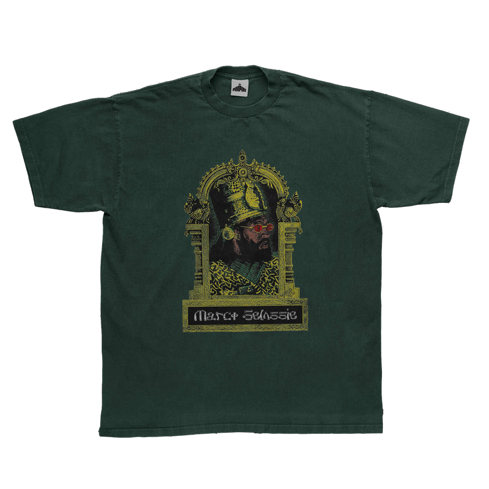 Marci Selassie (Green T-Shirt)