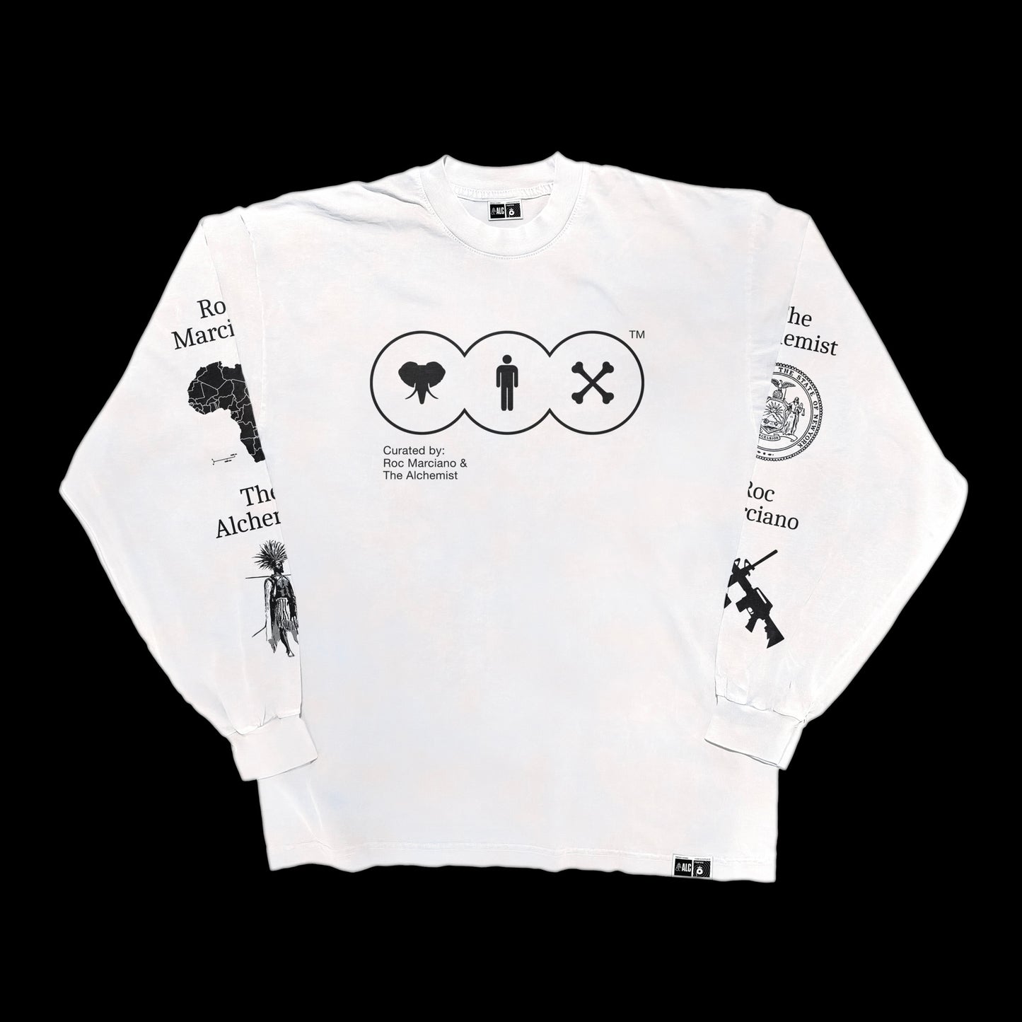 Presenting.. The Elephant Man's Bones (White Longsleeve Shirt)