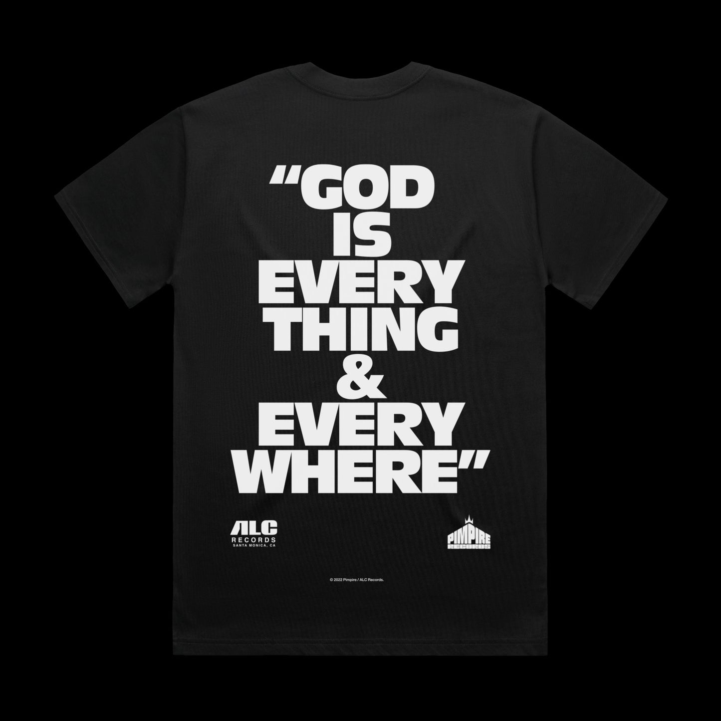 God Is Everything (Black Shortsleeve Shirt)