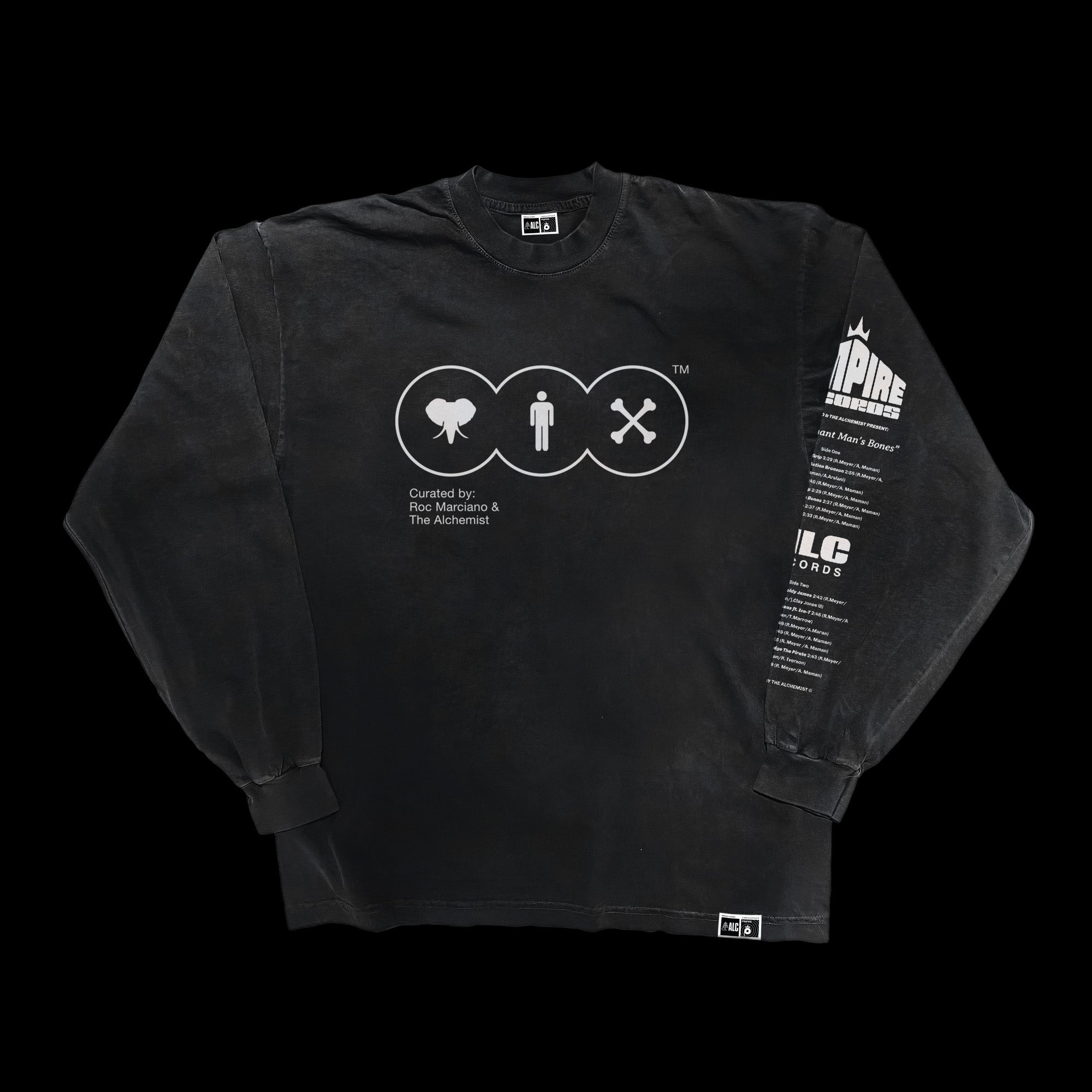 EMB Icons (Black Longsleeve Shirt) – The Official Roc Marciano Store